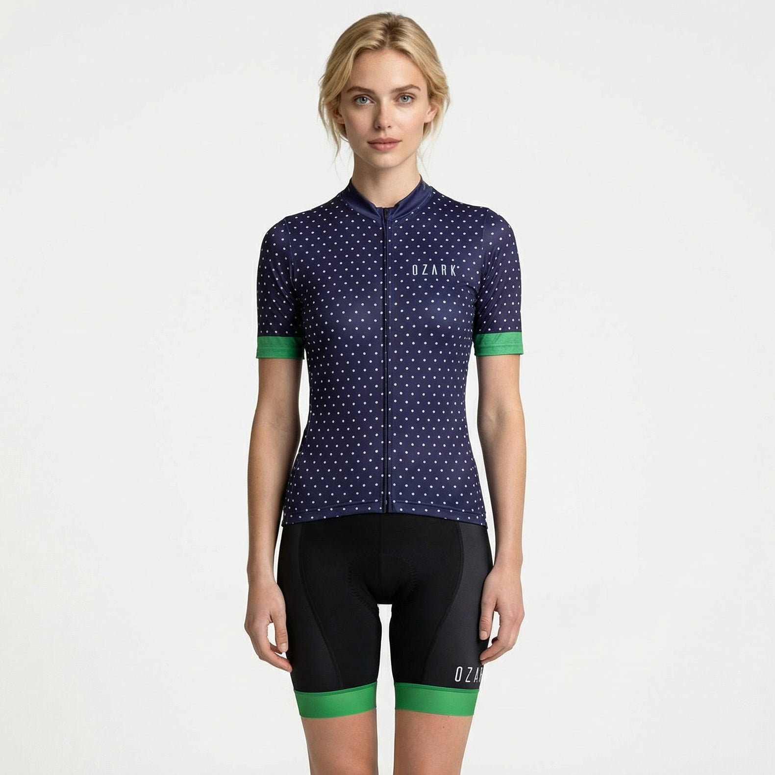 Women's Jersey | Navy Blue Polka Dot – Ozark Cycling Apparel