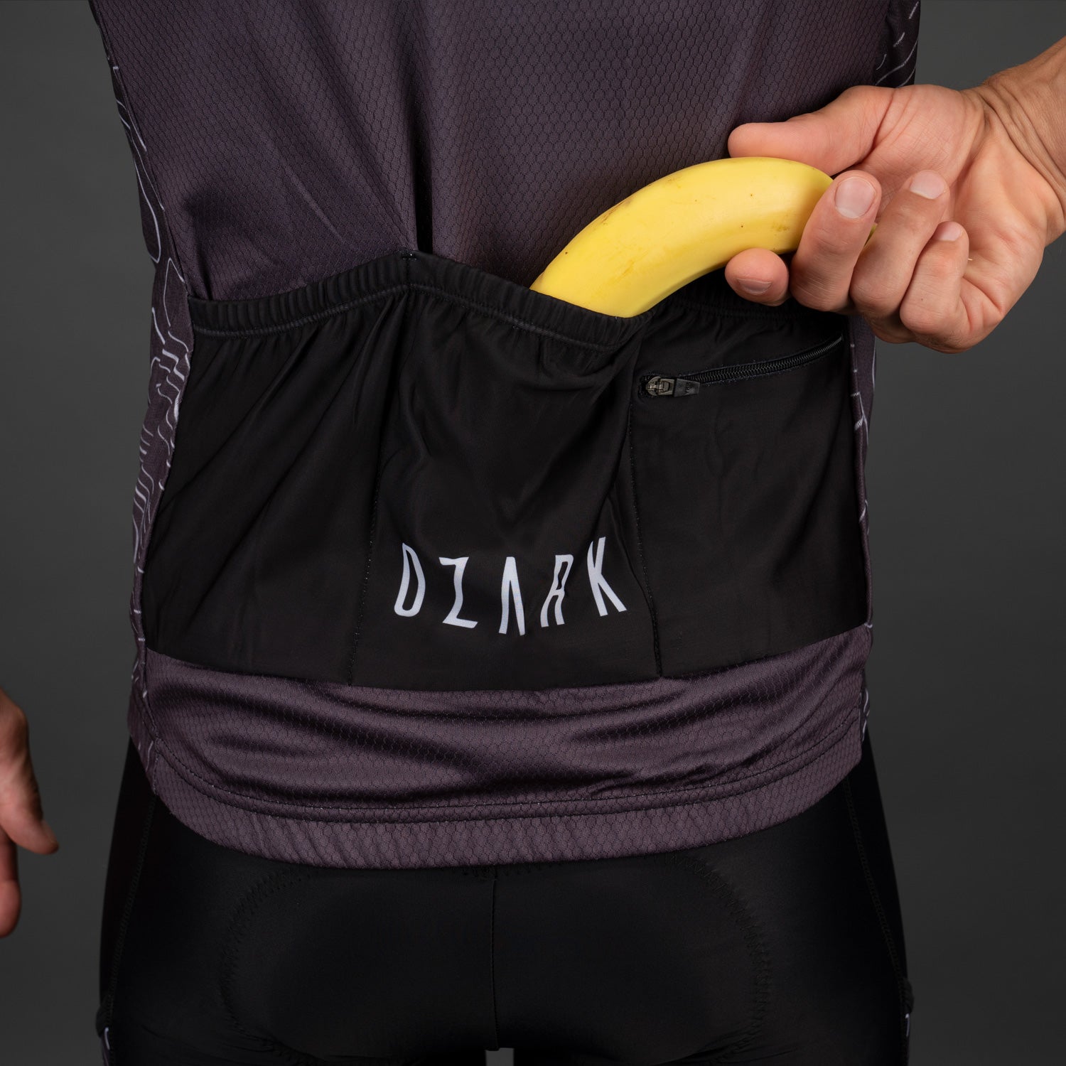 Men's Jersey Charcoal Core β Ozark Cycling Apparel